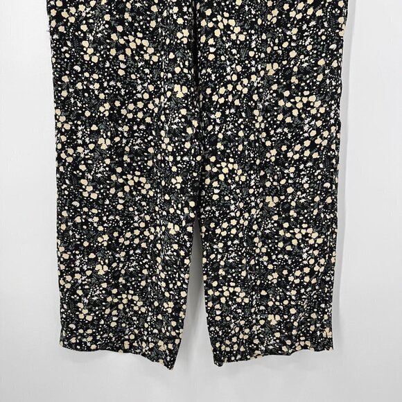 J. Crew Pull-On Wide-Leg Silk Pant in Fall Garden Floral Size Small - Picture 5 of 10